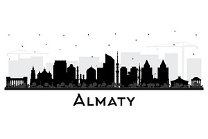 Almaty Kazakhstan City Skyline