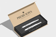 Pen With Box Mockup, a Packaging Mockup by Unerispace (Thumbnail 5 of 5)