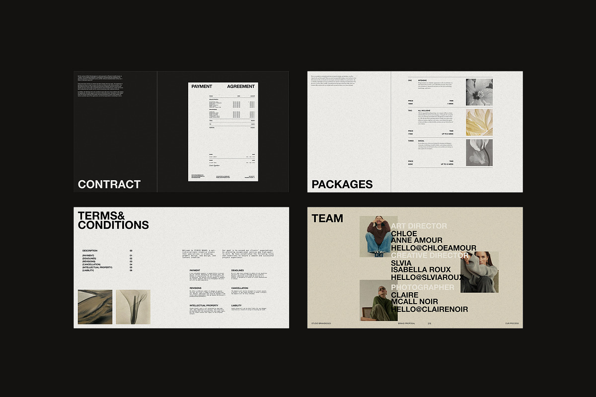 BLEU | Brand Proposal, a Magazine Template by Studio Brand (Photo 12 of 13)