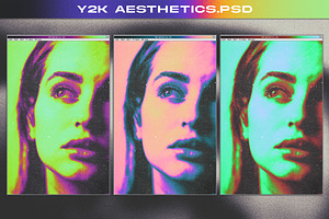 Y2K Aesthetics Photo Template