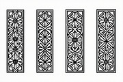 Black Decorative Laser Cut Design, an Illustration by BIPLOB EXPERT (Thumbnail 8 of 9)
