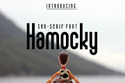 Hamocky, a Sans Serif Font by Canden Meutuah (Thumbnail 1 of 7)