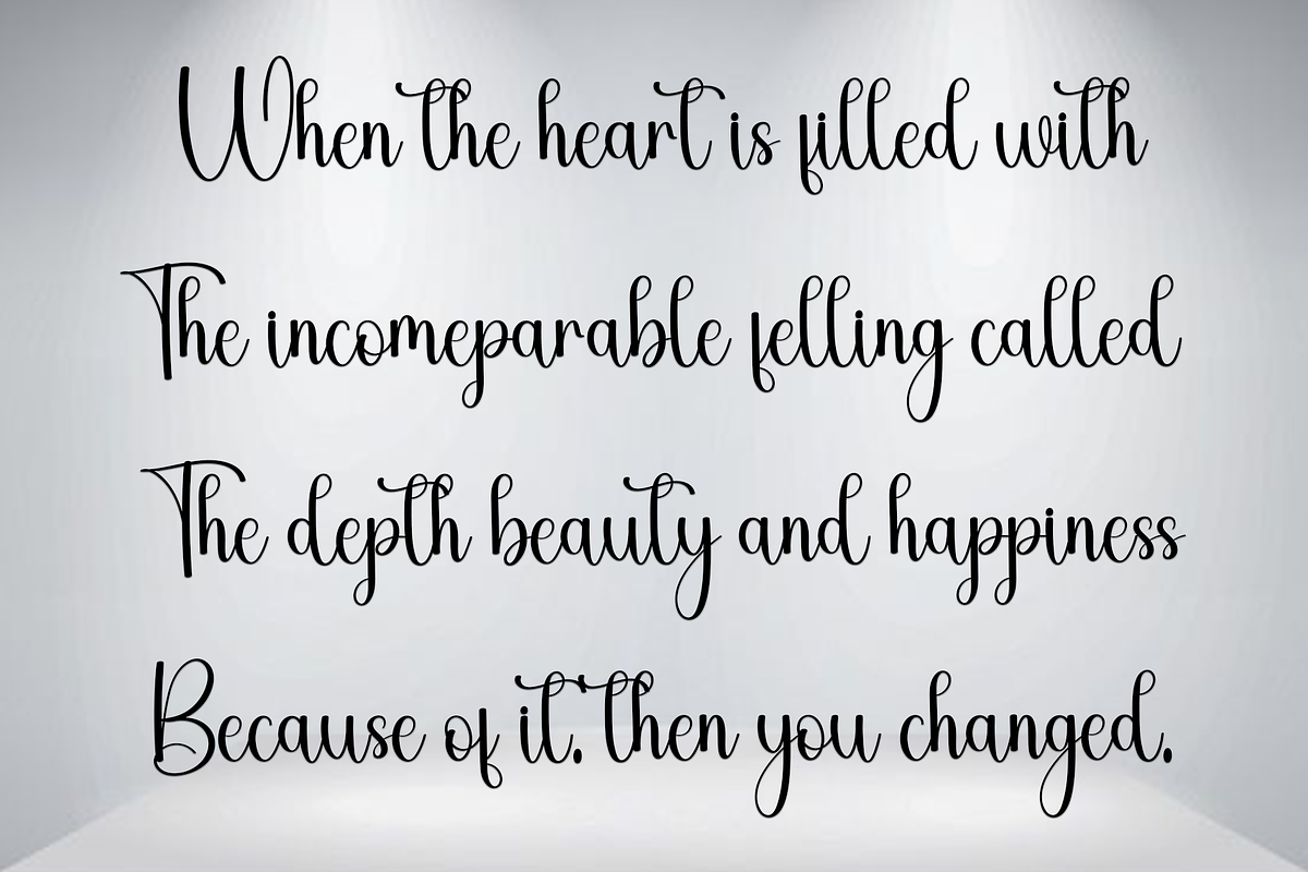 Anything, a Script Font by FreshTypeINK (Photo 4 of 8)