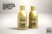 Aluminum Screw Cap Bottle Mockup, a Cups & Container Mockup by INCDesign (Thumbnail 7 of 9)