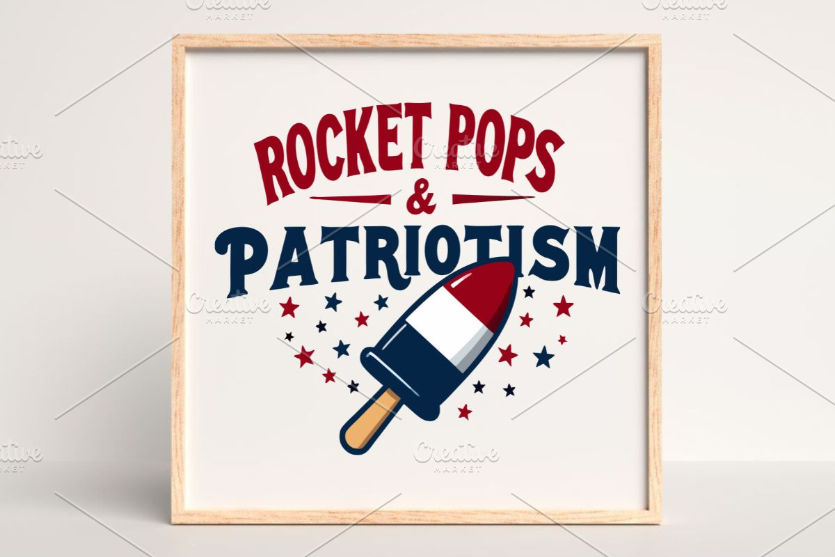 Rocket Pops & Patriotism SVG #2, an Illustration by Awieee1 (Photo 4 of 4)