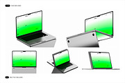 MacBook Mockup Set, a Mac Mockup by Renderteam (Thumbnail 2 of 7)