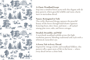 Woodland Toile de Jouy Pattern, a Pattern Graphic by Hughes Studio (Thumbnail 3 of 7)