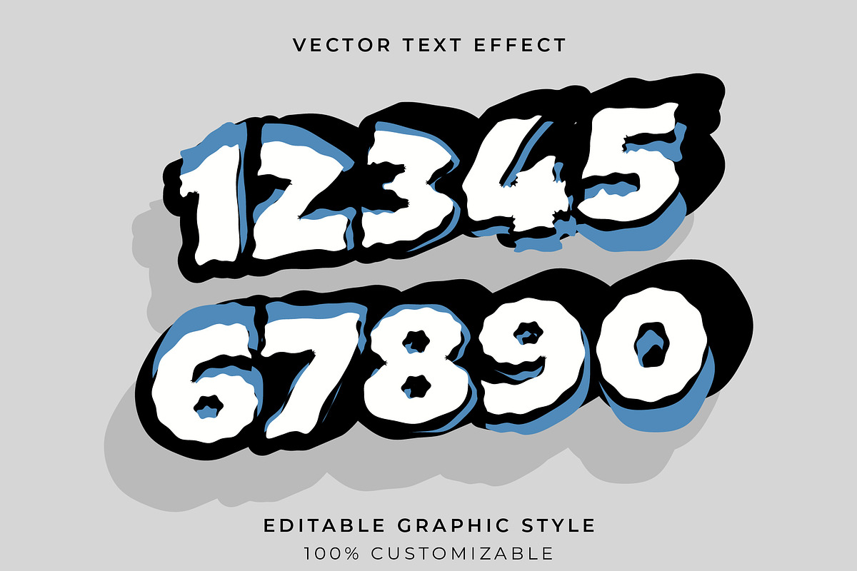 Bold Irregular Shadow Text Effect preview 2