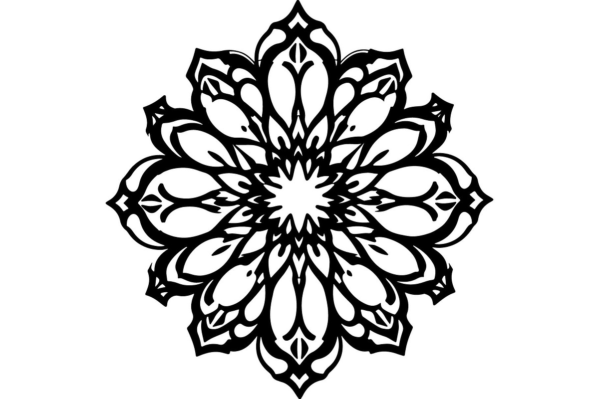 Mandala Pattern Laser Designs, an Object Graphic by Creativeshirt (Photo 5 of 7)