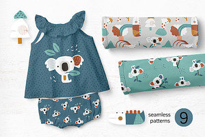 Selvatic Koala Patterns