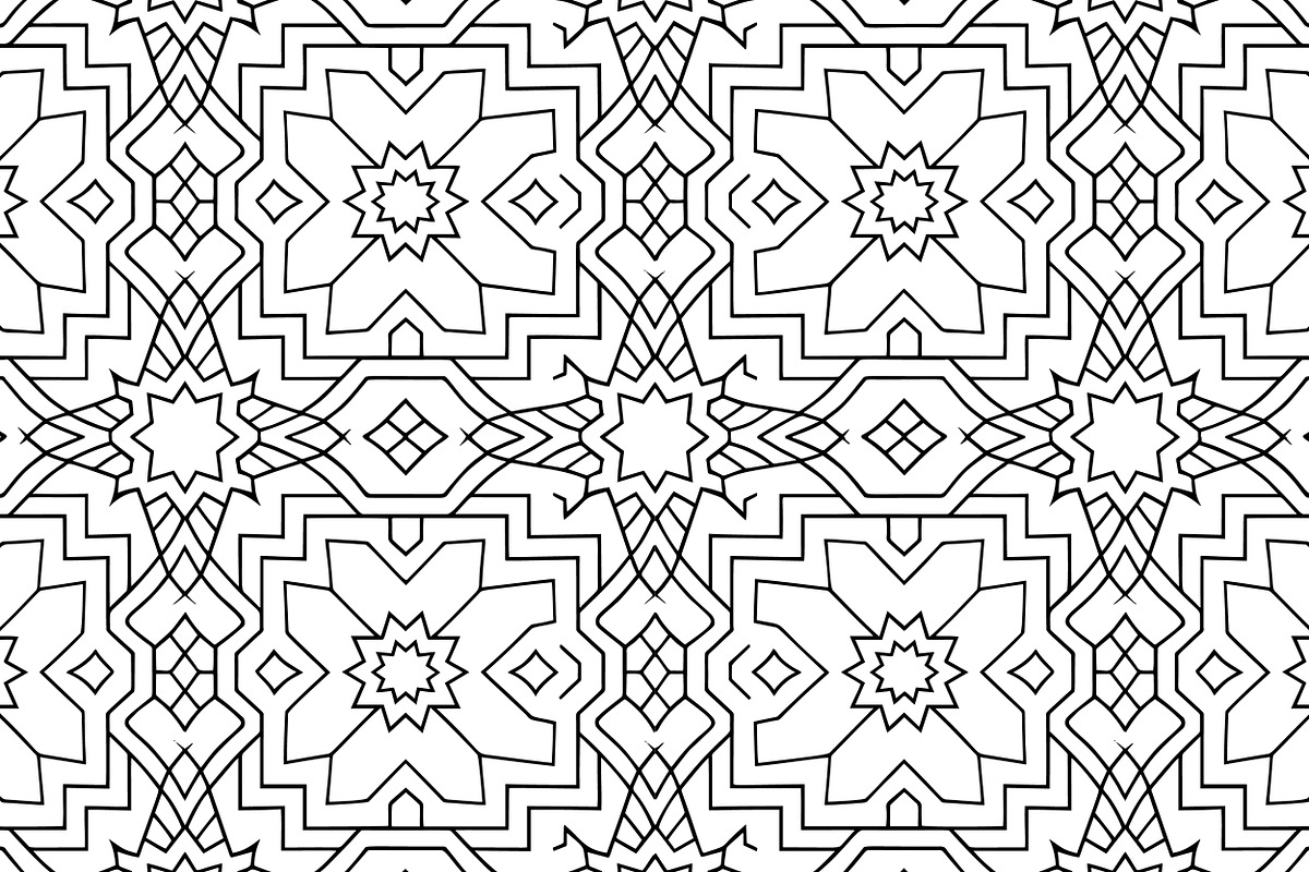 Geometrical seamless pattern, a Texture Illustration by SketchArtStudio (Photo 3 of 7)