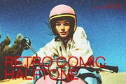 Retro Comic Halftone Photo Effect, a Layer Style Add-On by dokudokunomi (Thumbnail 1 of 5)