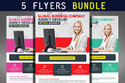 Smart Business Flyers Bundle, a Flyer Template by Graphic Templates (Thumbnail 1 of 6)