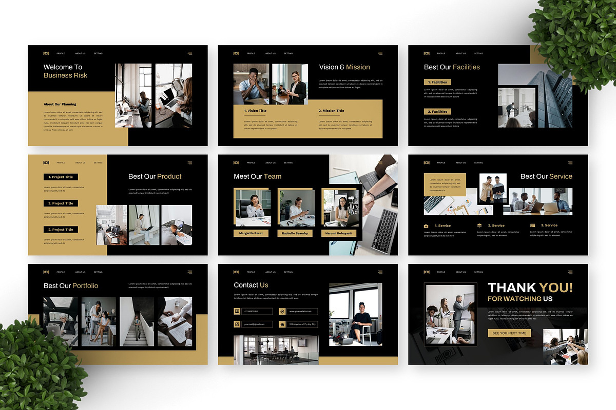Business Risk - Business Powerpoint, a Presentation Template by Deepslide Studio (Photo 3 of 6)