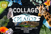 Collage creator SET & Alphabet, an Animal Illustration by Alexiva (Thumbnail 1 of 9)