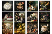 111 Animal Art Still Life Prints, a Background Graphic by YvY (Thumbnail 5 of 11)