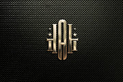 Logo Mockup Realistic Metal Texture, a Mockup by Artlogs x Modaldesain (Thumbnail 1 of 3)
