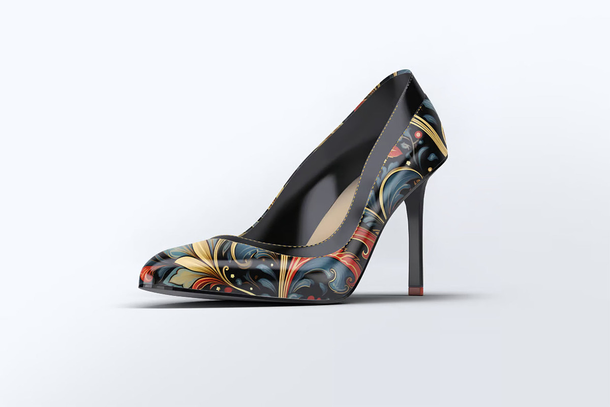 Heeled Shoes Mockup, an Advertising Mockup by Hubzway (Photo 4 of 9)