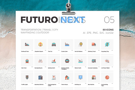 Futuro Next Icons / Travel Pack