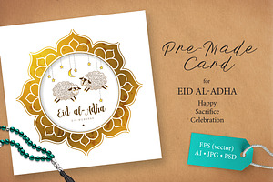 7. Eid Al-Adha Pre-Made Card