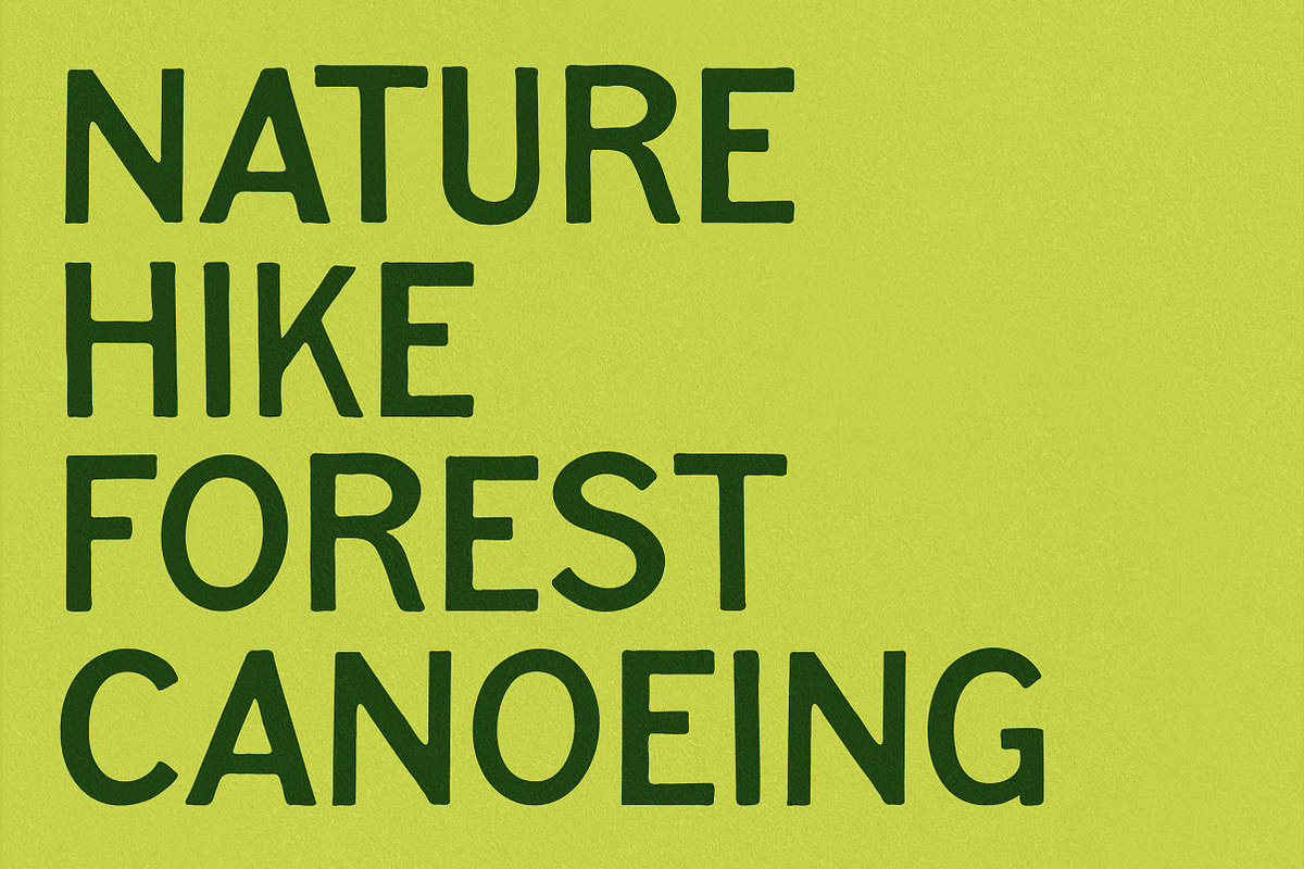 Pine Tree - Hand Drawn Sans, a Sans Serif Font by UppercapType (Photo 2 of 6)