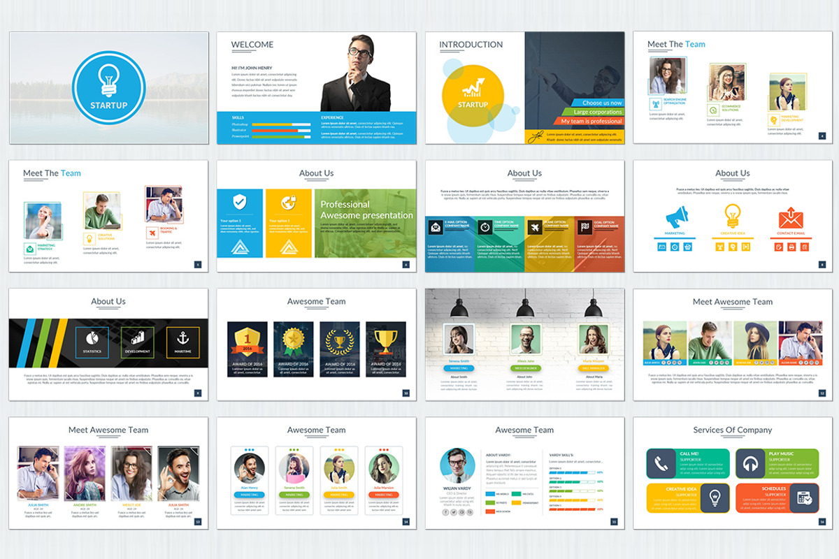Startup Powerpoint Template, a Presentation Template by UniqueStudio (Photo 5 of 10)