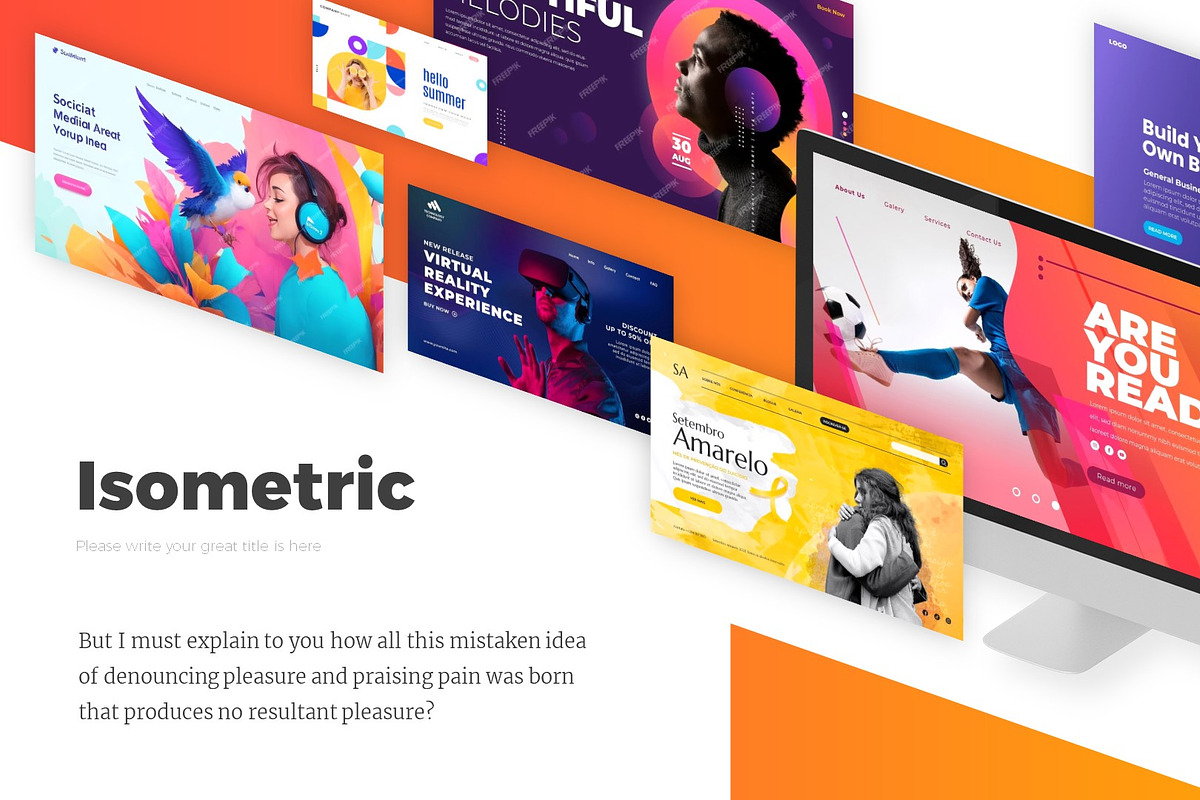 Isometric Slides Design PowerPoint, a Presentation Template by Presentation Templates (Photo 13 of 23)