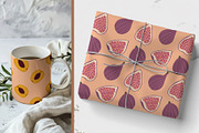 Orchard fruit vector patterns, a Pattern Graphic by Carpet Tapete Pretzel (Thumbnail 15 of 17)