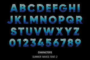 Summer Waves Font