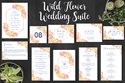 Wild Flower Wedding Collection, an Invitation Template by Zmapist (Thumbnail 1 of 5)