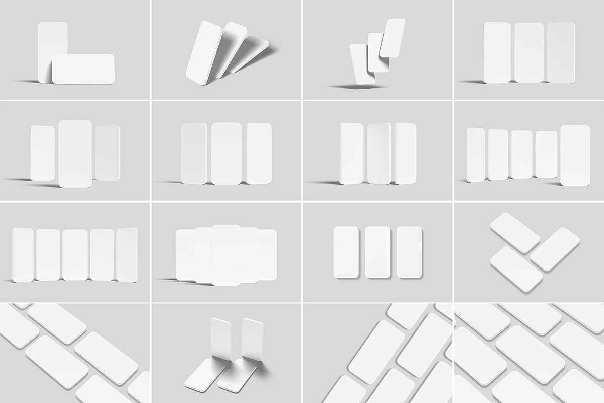 Clay iPhone Pro Max Mockups, an iPhone Mockup by Graphic Aesthetic (Photo 3 of 22)