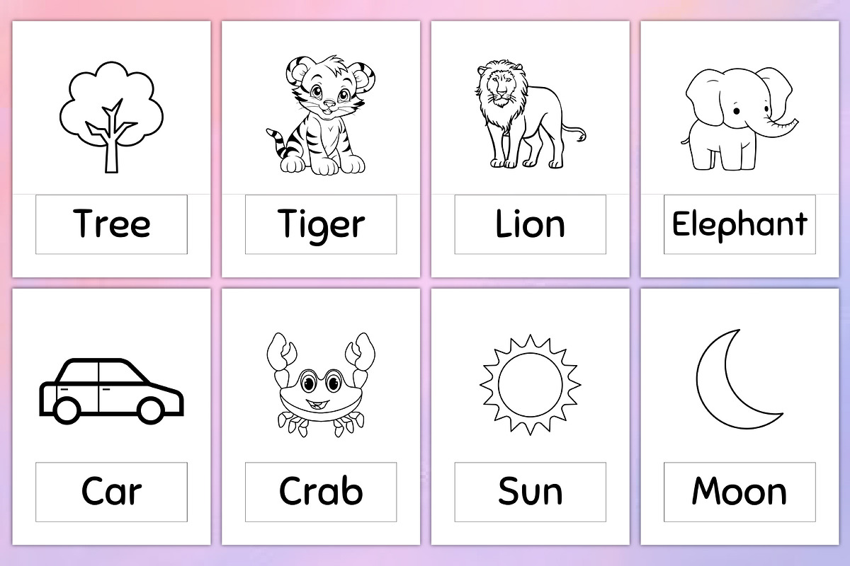 Printable Coloring Pages For Kids, a Stationery Template by Designmela01 (Photo 4 of 6)