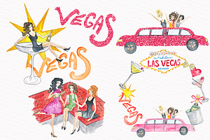 Vegas Watercolor Collection