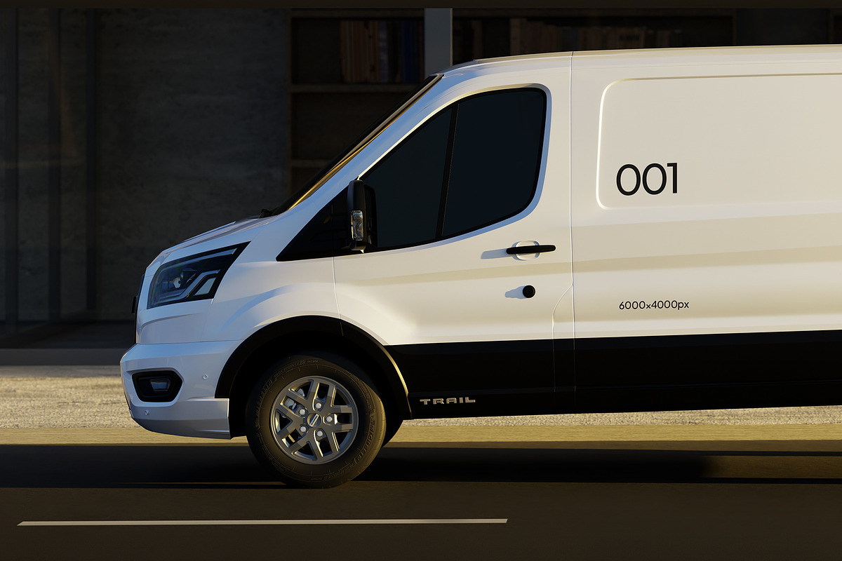 Van Mockup, an Advertising Mockup by Croma Studio (Photo 2 of 4)