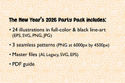 Festive Season Holiday Vector Bundle, a Seasonal Illustration by cugypress (Thumbnail 7 of 8)