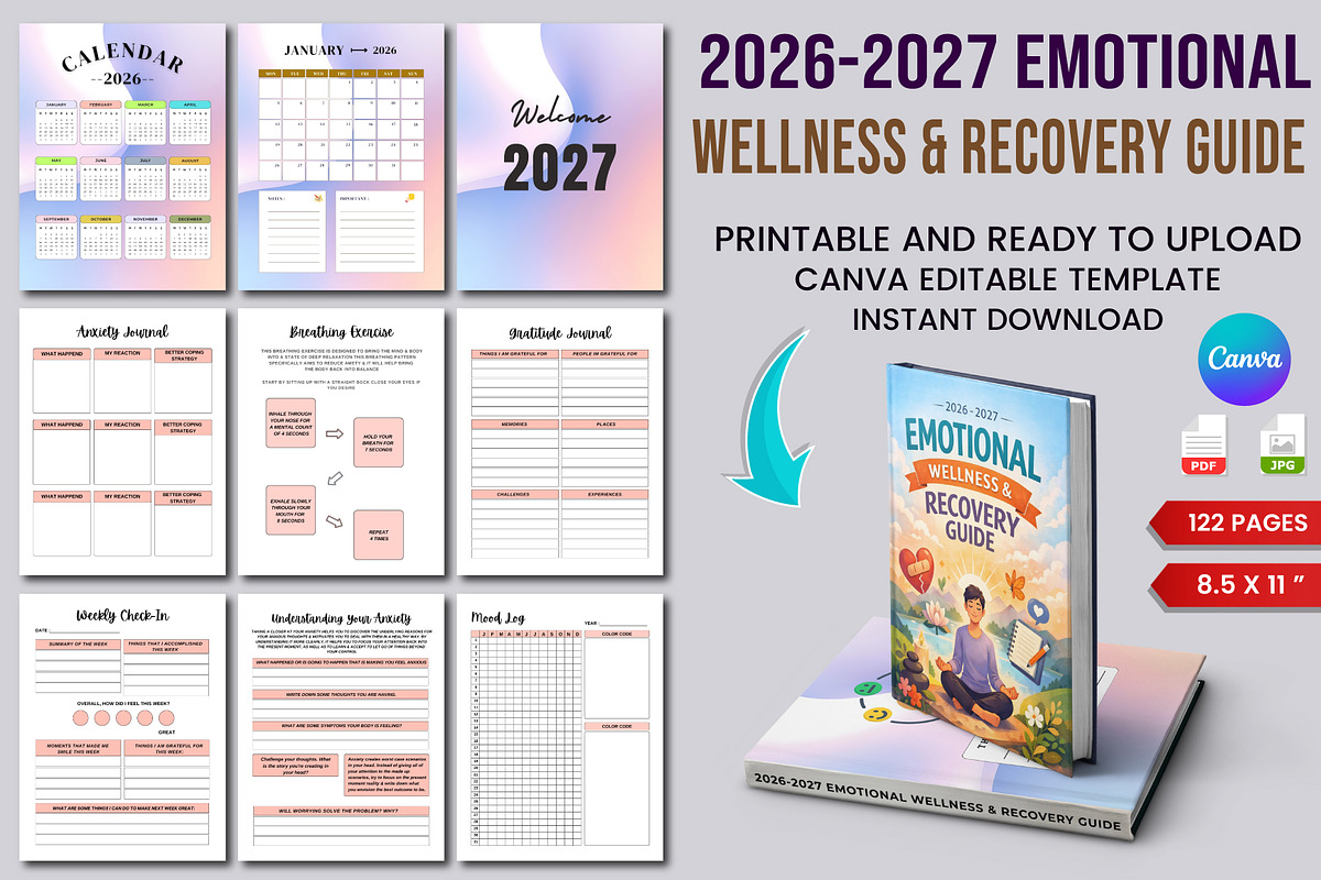 26–27 Ultimate All-in-One Bundle, a Stationery Template by Designmela01 (Photo 18 of 20)