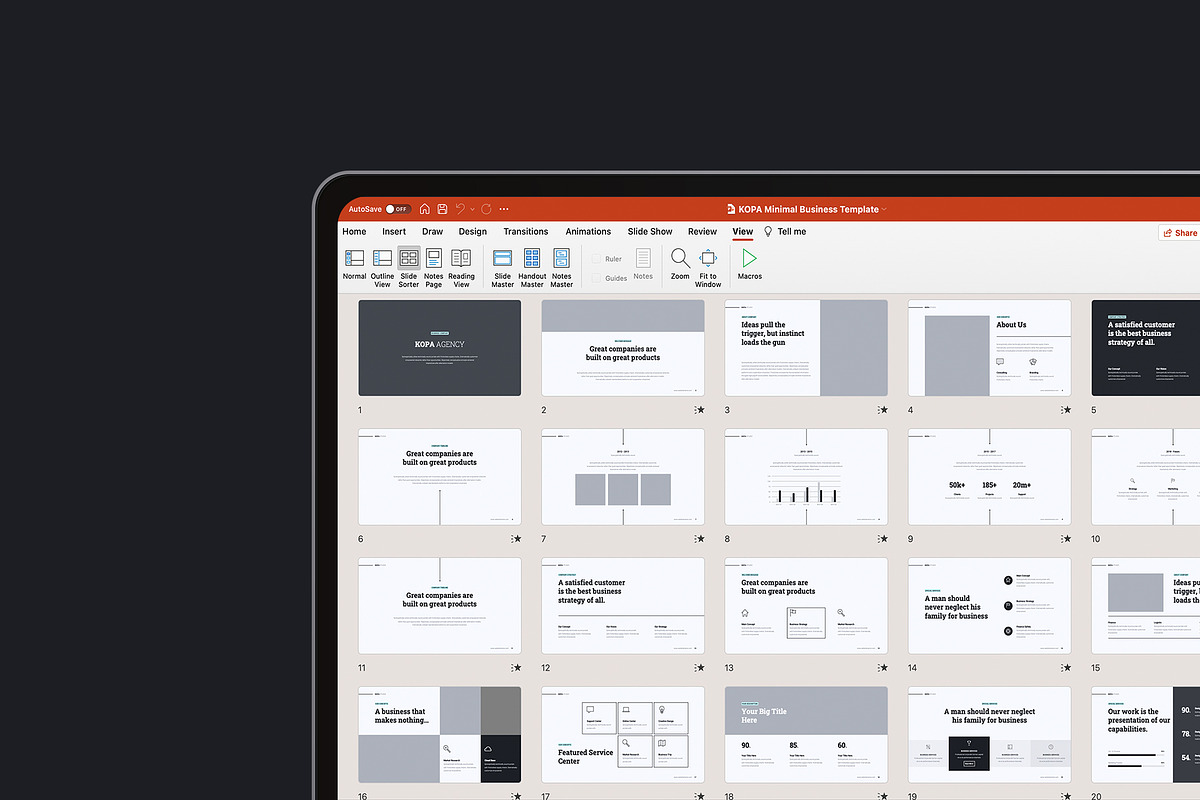 Kopa - Business Template, a Presentation Template by UDEA Store (Photo 9 of 14)