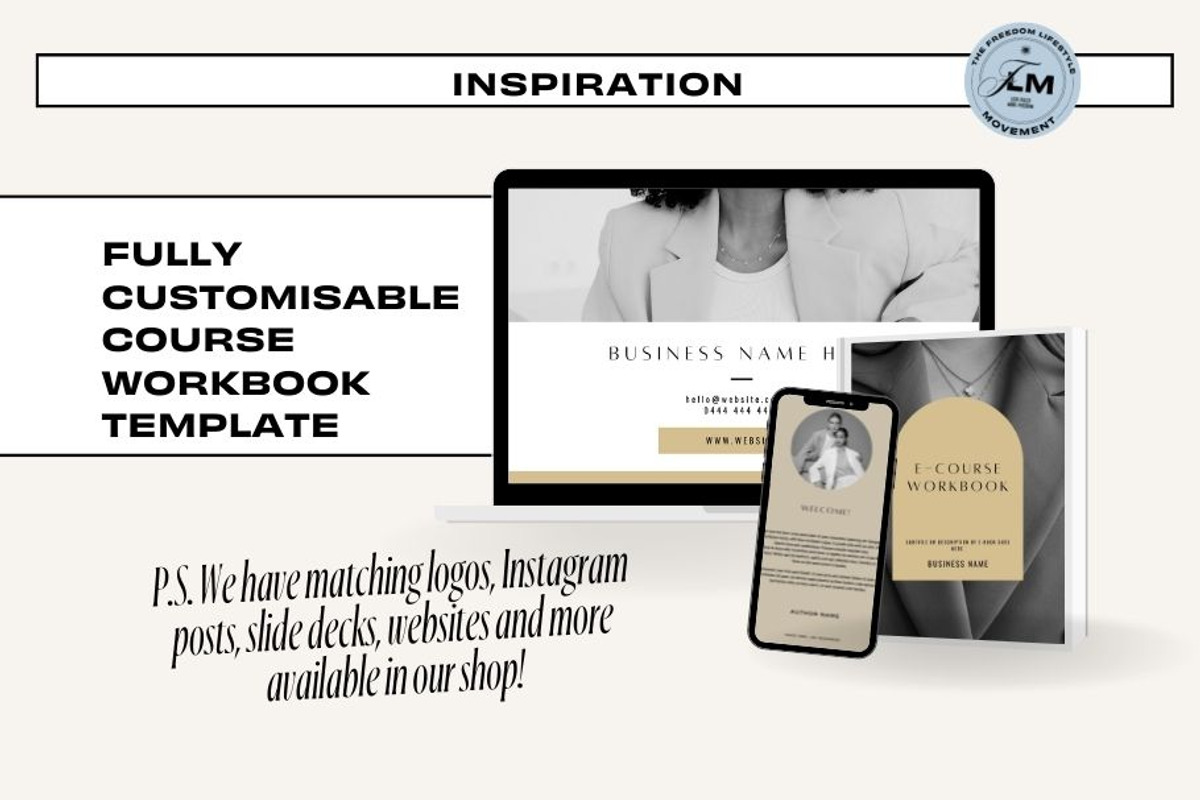 Course Workbook - Luxury CEO, a Social Media Template by Freedom Business Shop (Photo 9 of 11)