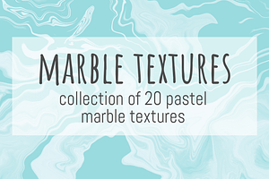 Pastel marble textures bundle