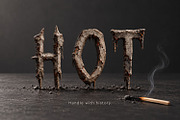 Burnt Relics Font, a Blackletter Font by Handmadefont (Thumbnail 14 of 16)