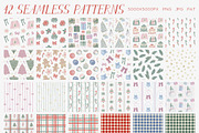Christmas Time - seamless patterns, a Pattern Graphic by alenaganzhela (Thumbnail 7 of 9)
