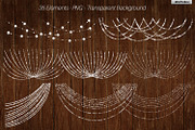 String Lights v3 clipart+backgrounds, a Decorative Illustration by MixPixBox (Thumbnail 3 of 8)