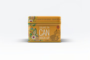 Tin Can Mock-Up, a Packaging Mockup by Se٧enStudio (Thumbnail 4 of 6)