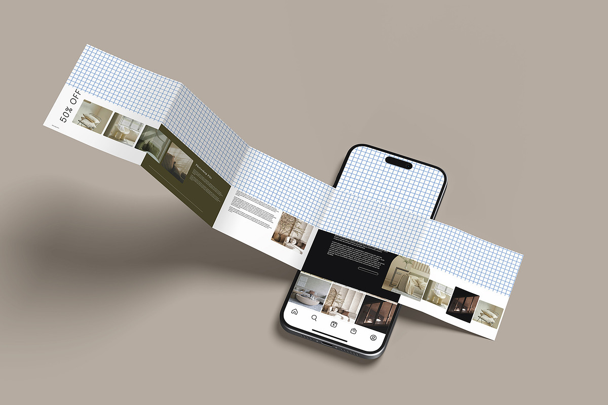 Carousel instagram post mockup, an iPhone Mockup by Graphicbars (Photo 13 of 13)