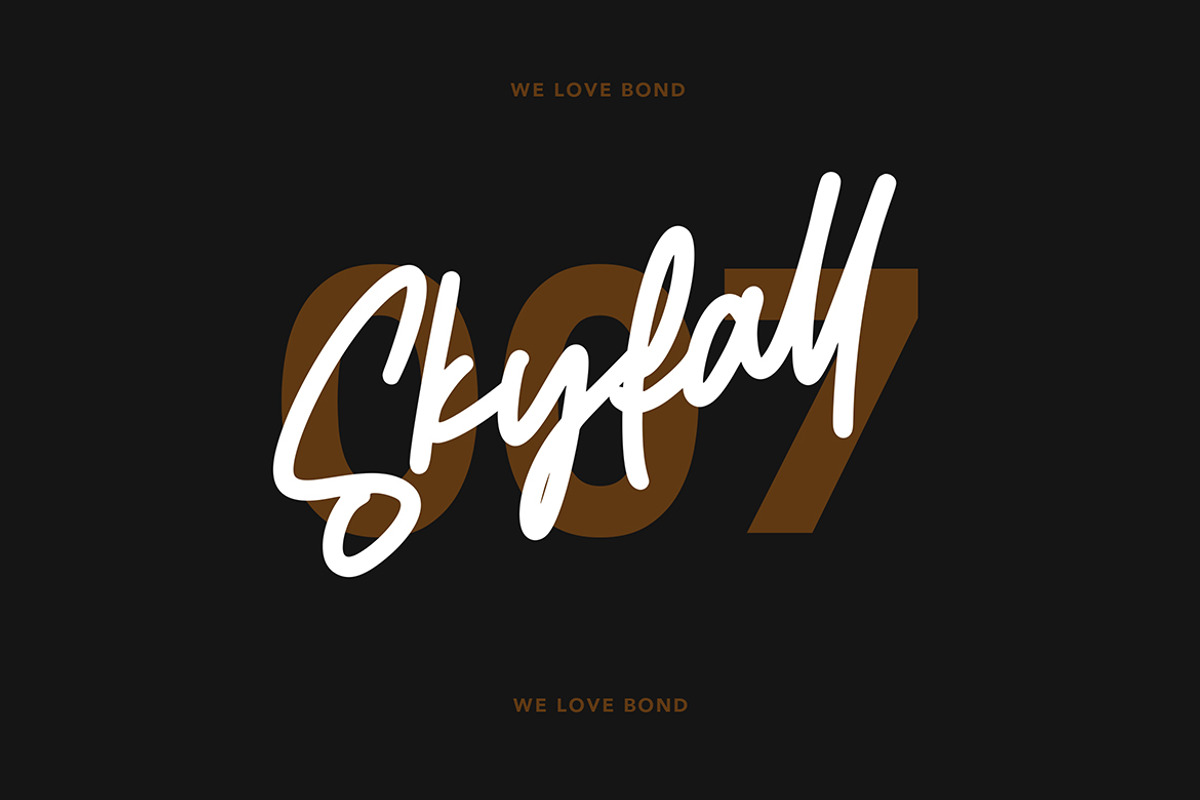 Whatfords - Monoline Script Font, a Script Font by AQR Studio (Photo 3 of 11)