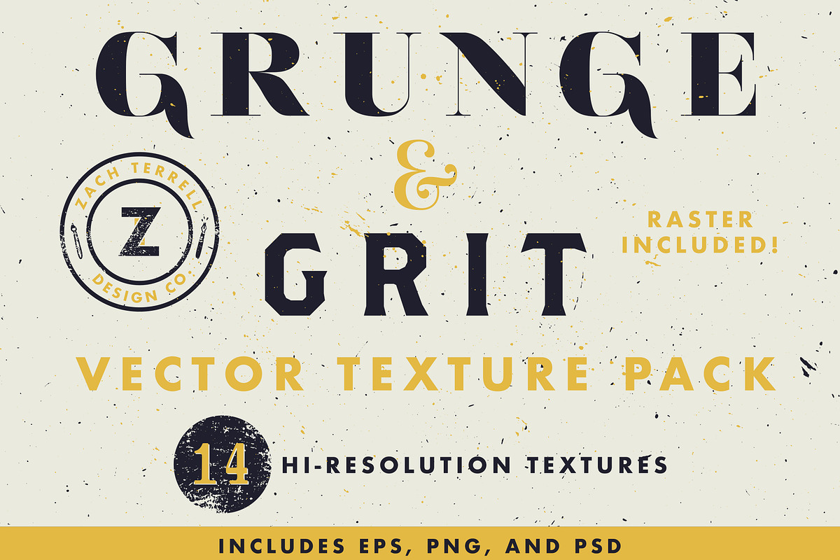 Grunge and Grit Textures, a Texture Graphic by Zach Terrell Design (Photo 1 of 4)