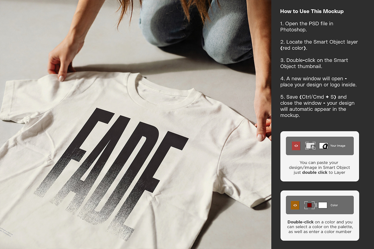 T-Shirt Branding Mockups, an Apparel Mockup by Dikarte.Store (Photo 9 of 9)
