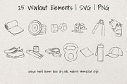 Workout Time | Whimsical Sketch Set, a Sport Illustration by Artalia (Thumbnail 2 of 4)