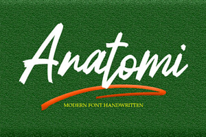 Anatomi - Modern Handwritten Font