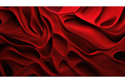 color red shapes background ai, an Abstract Photo by pikepicture